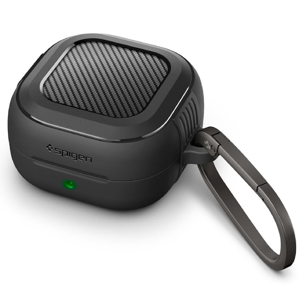 Spigen Galaxy Buds4/4 Pro Case Rugged Armor Matte Black-防摔保護殼(黑)