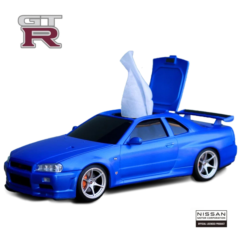 日本設計 Nissan Skyline GT-R  BNR34 造型紙巾盒