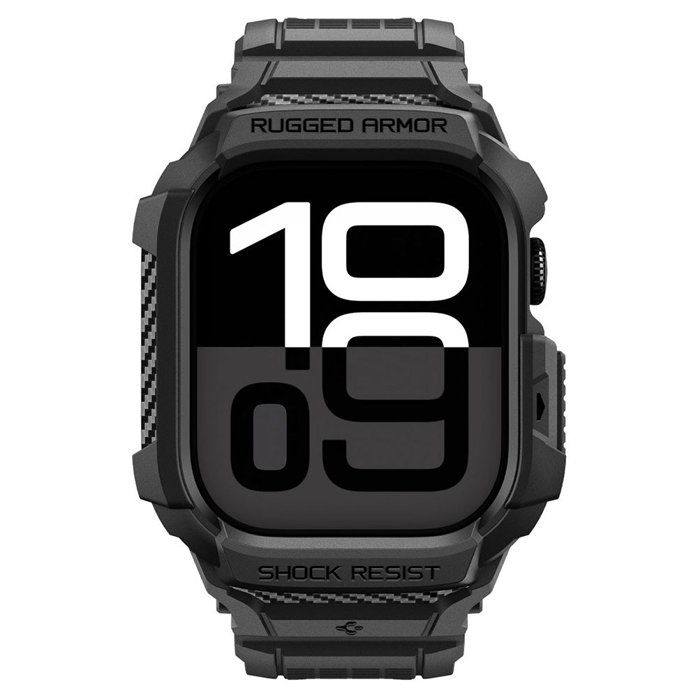 Spigen Apple Watch 11 / 10 (46mm) Rugged Armor Pro 2 -防摔保護殼專業版(錶帶一體成型)