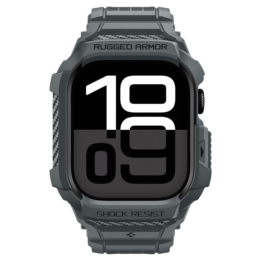 Spigen Apple Watch 11 / 10 (46mm) Rugged Armor Pro 2 -防摔保護殼專業版(錶帶一體成型)