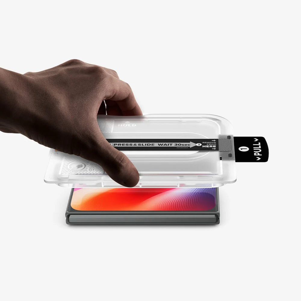 Spigen iPhone Duo Glas.tR EZ Fit Pro HD (2P)-高清保護貼(含快貼板)