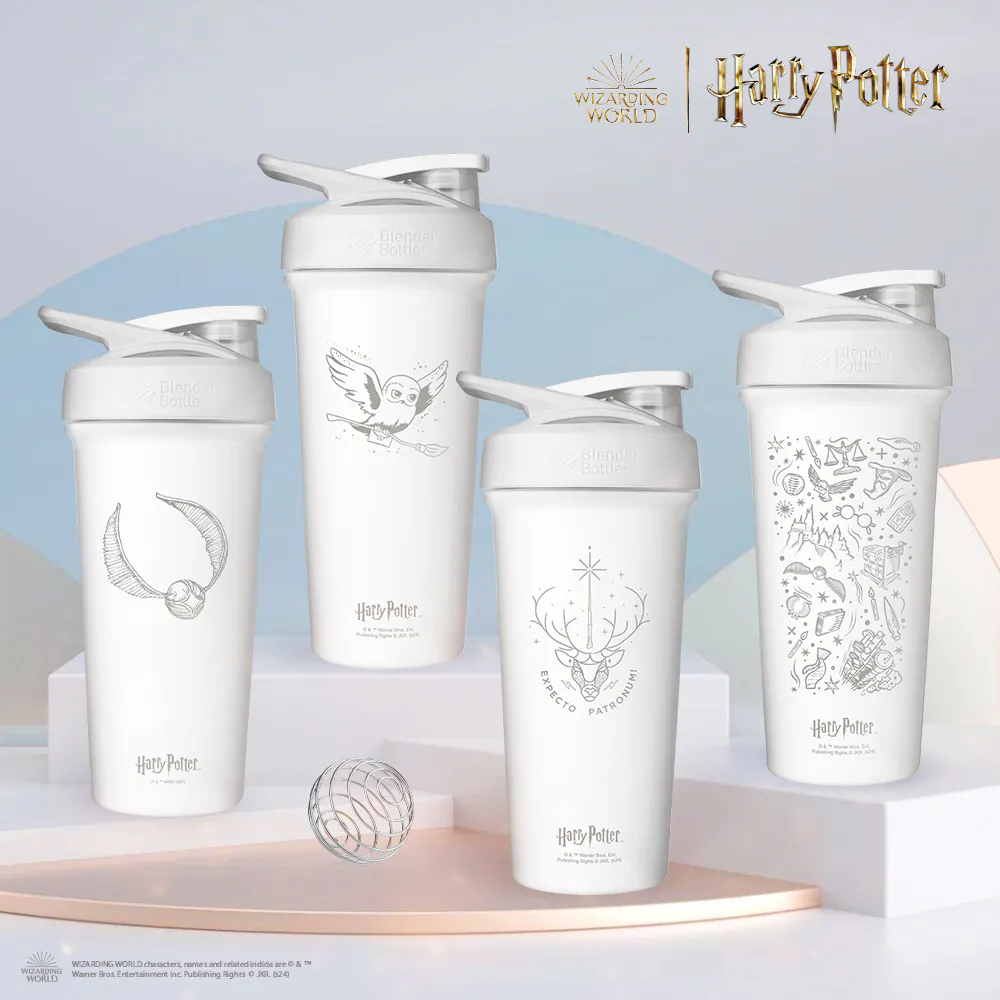 美國 Blender Bottle Strada Sleek 25oz 不鏽鋼保溫保冰杯 | 哈利波特 守護神咒