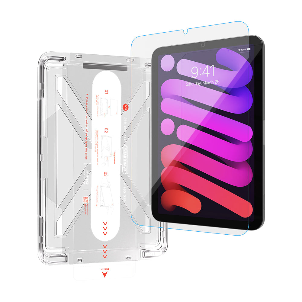 JTLEGEND iPad Mini 7th/6th 8.3" Titanguard高清螢幕保護貼（含快貼板）