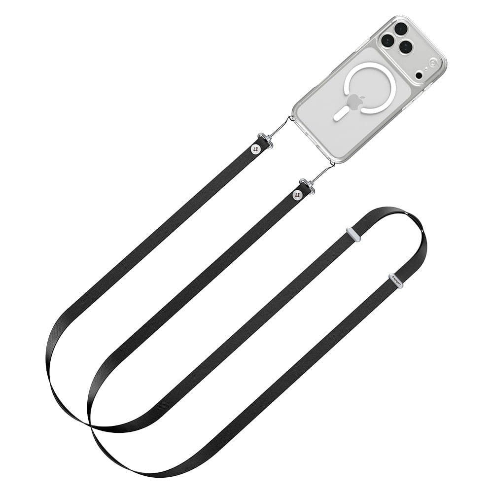 Spigen Crossbody Lanyard Strap-斜背手機掛繩(黑)