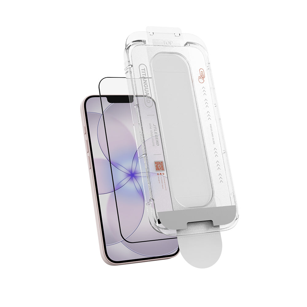 JTLEGEND iPhone 17e / 16e / 14 / 13 / 13 Pro Titanguard高清螢幕保護貼（含快貼板）