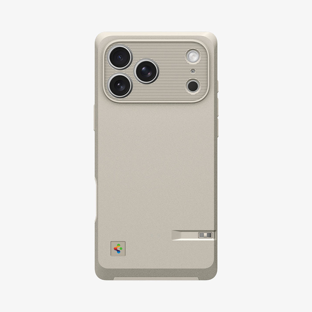 Spigen iPhone 17 Pro Max Classic LS MagFit Stone-磁吸復古防摔保護殼(經典米色)