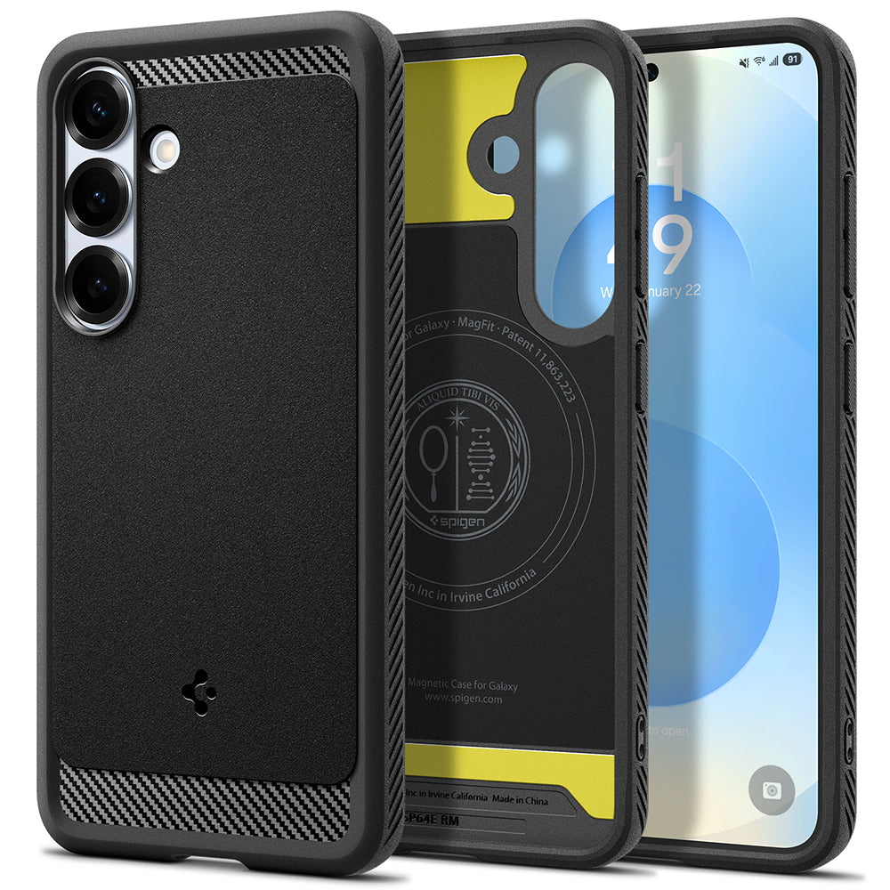 Spigen Galaxy S25 (6.2吋) Rugged Armor MagFit-磁吸軍規防摔保護殼