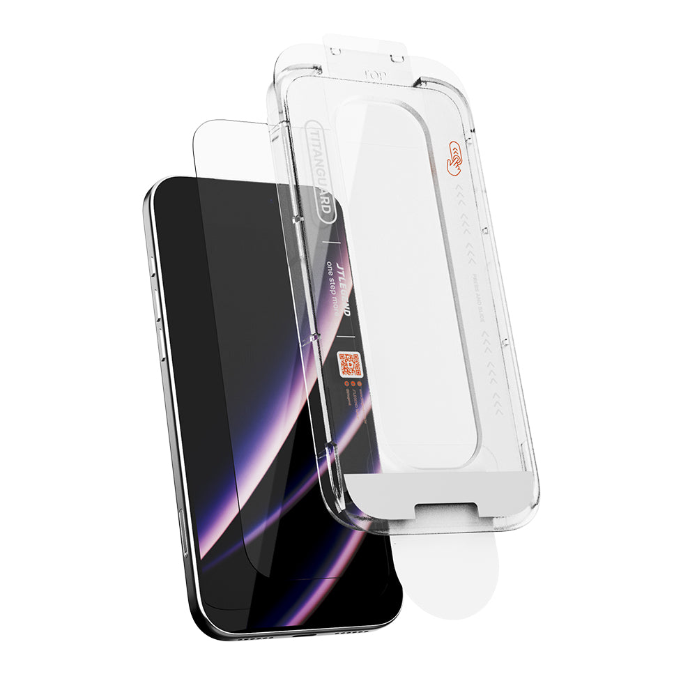 JTLEGEND iPhone 17 Pro Max Titanguard 高清螢幕保護貼（含快貼板）