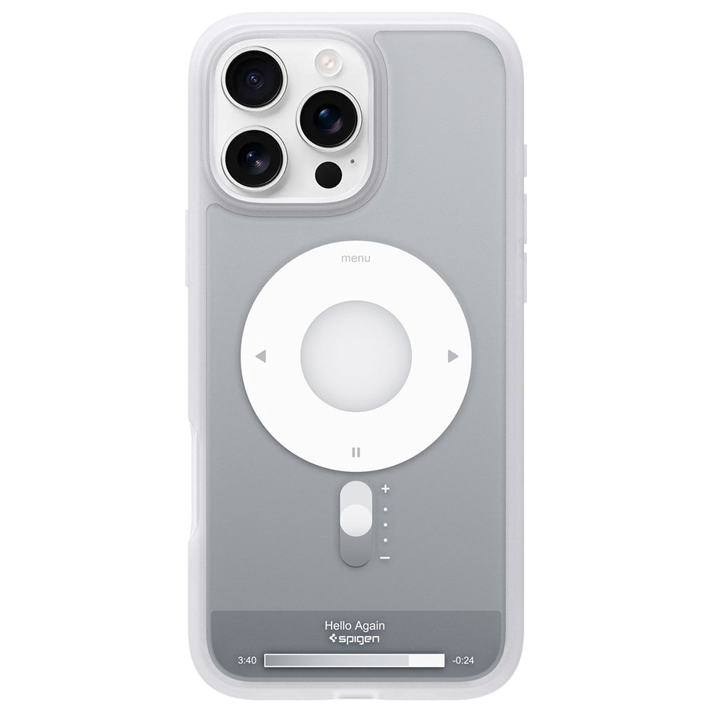 Spigen  iPhone 16 Pro Max (6.9吋) Ultra Hybrid Classic MagFit-磁吸防摔保護殼(白)
