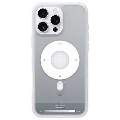 Spigen  iPhone 16 Pro Max (6.9吋) Ultra Hybrid Classic MagFit-磁吸防摔保護殼(白)