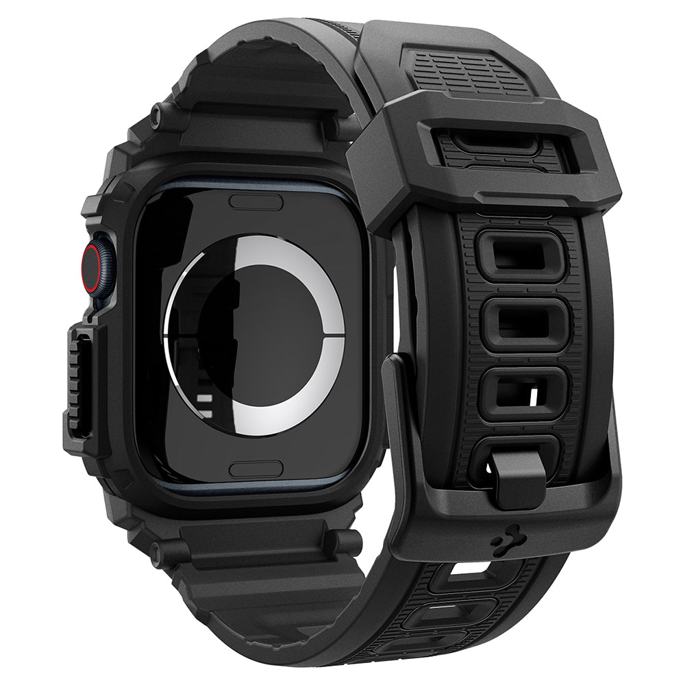 Spigen Apple Watch 11 / 10 (46mm) Rugged Armor Pro-防摔保護殼專業版(錶帶一體成型)