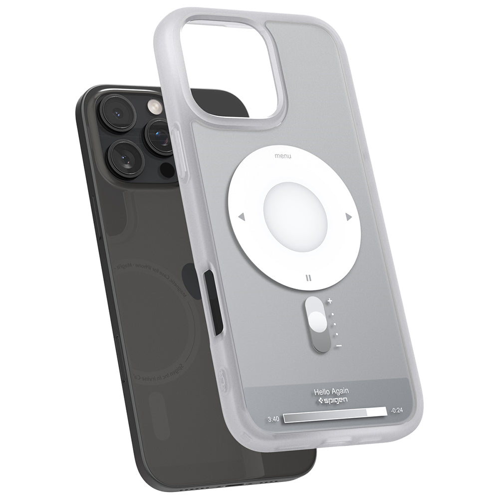 Spigen  iPhone 16 Pro Max (6.9吋) Ultra Hybrid Classic MagFit-磁吸防摔保護殼(白)
