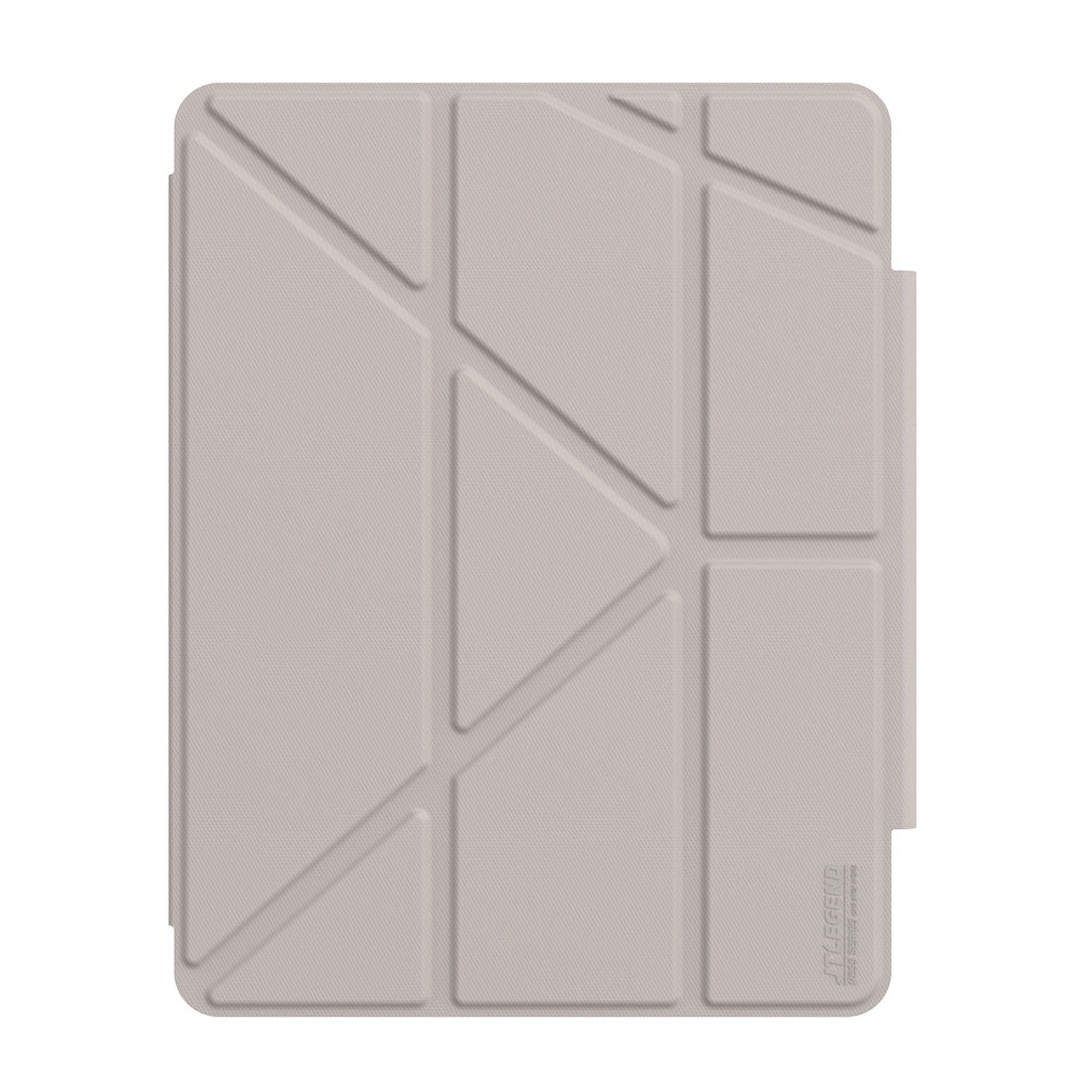 JTLEGEND iPad Pro 13'' Ness Pro 相機快取多角度折疊防潑水布紋保護殼 (磁扣款)