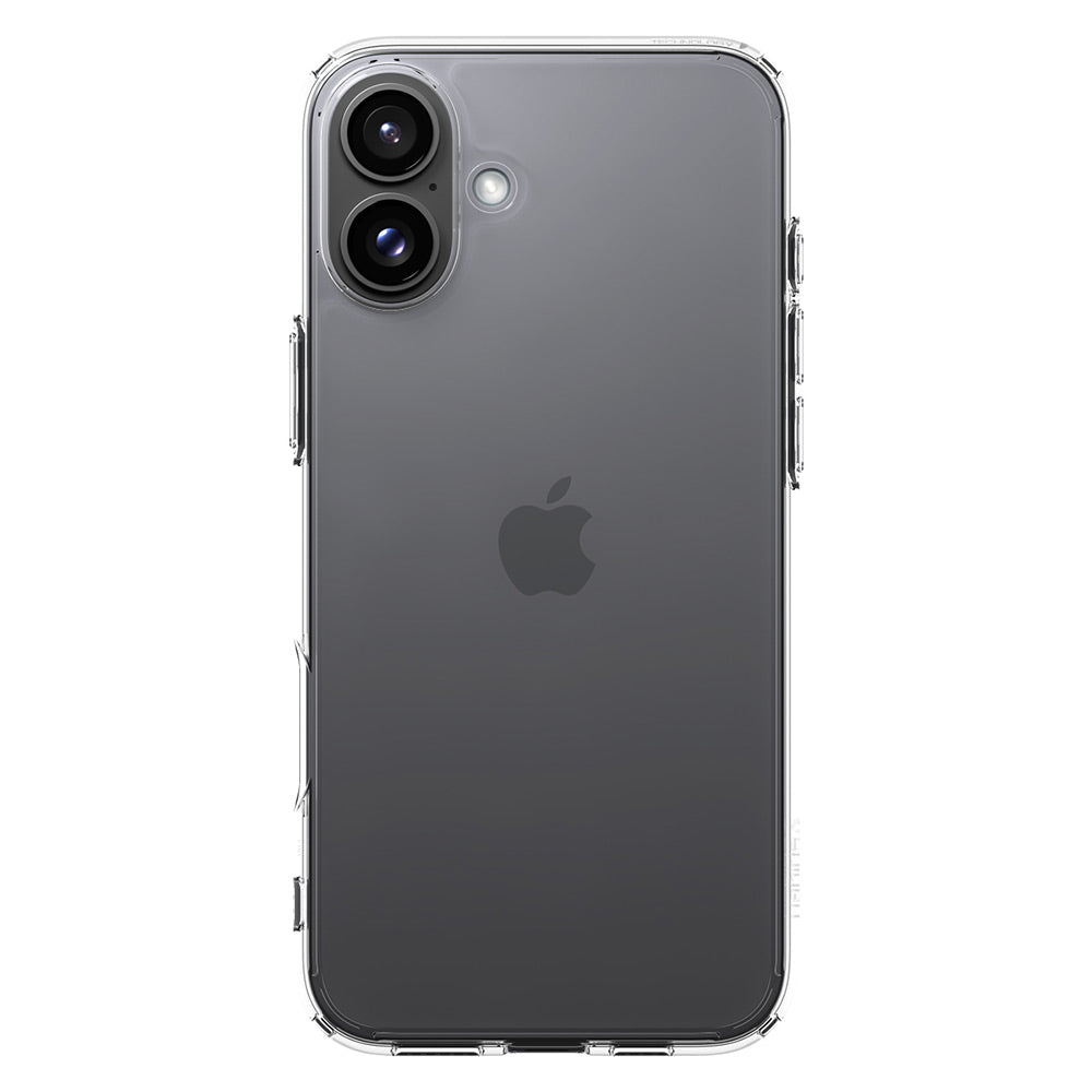 Spigen iPhone 16 (6.1吋) Ultra Hybrid-防摔保護殼(晶透/黑)(有掛繩孔)