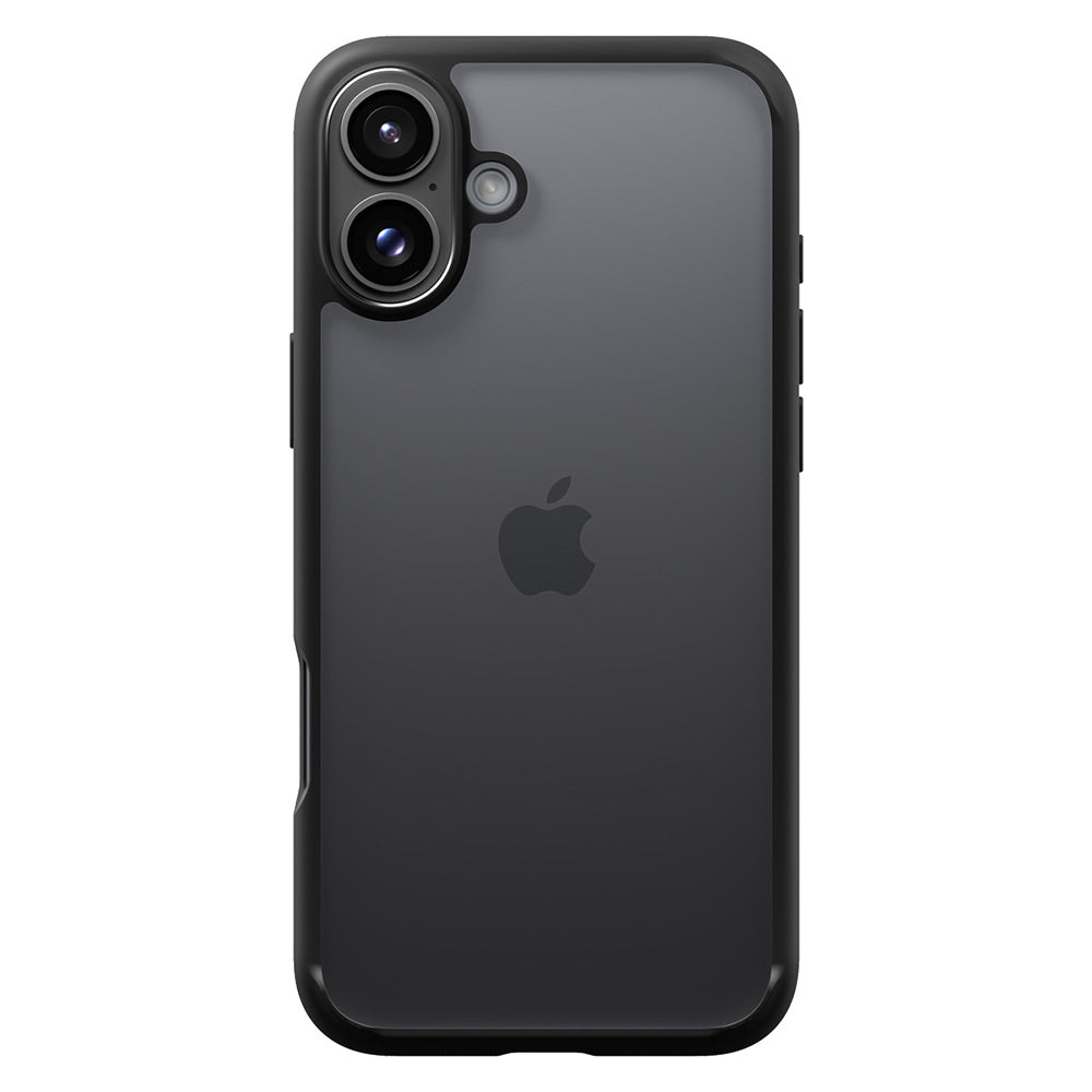 Spigen iPhone 16 (6.1吋) Ultra Hybrid-防摔保護殼(晶透/黑)(有掛繩孔)