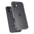 Spigen iPhone 16 (6.1吋) Ultra Hybrid-防摔保護殼(晶透/黑)(有掛繩孔)