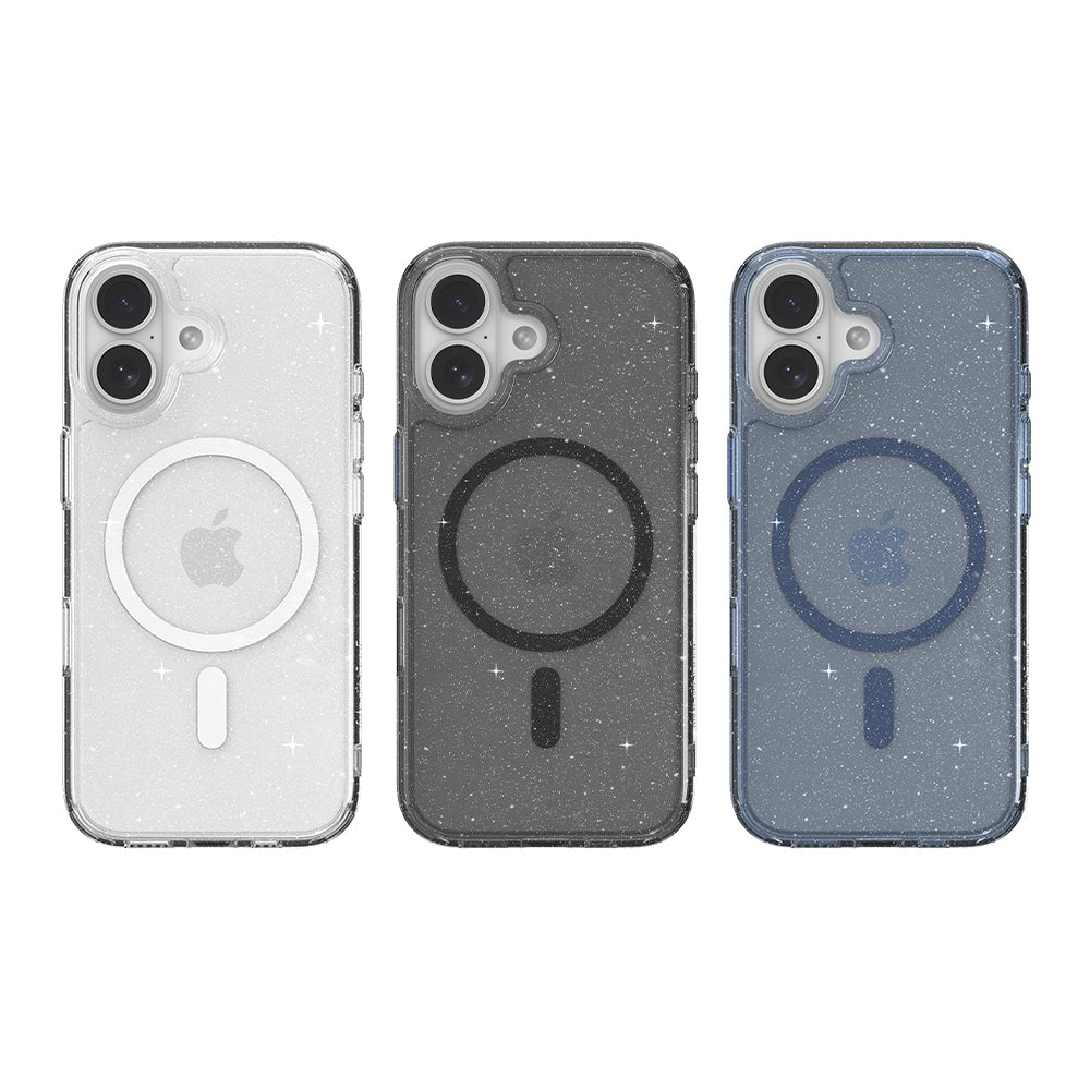 JTLEGEND iPhone 17 Glitter Mag減震防摔磁吸保護殼（按鍵版）