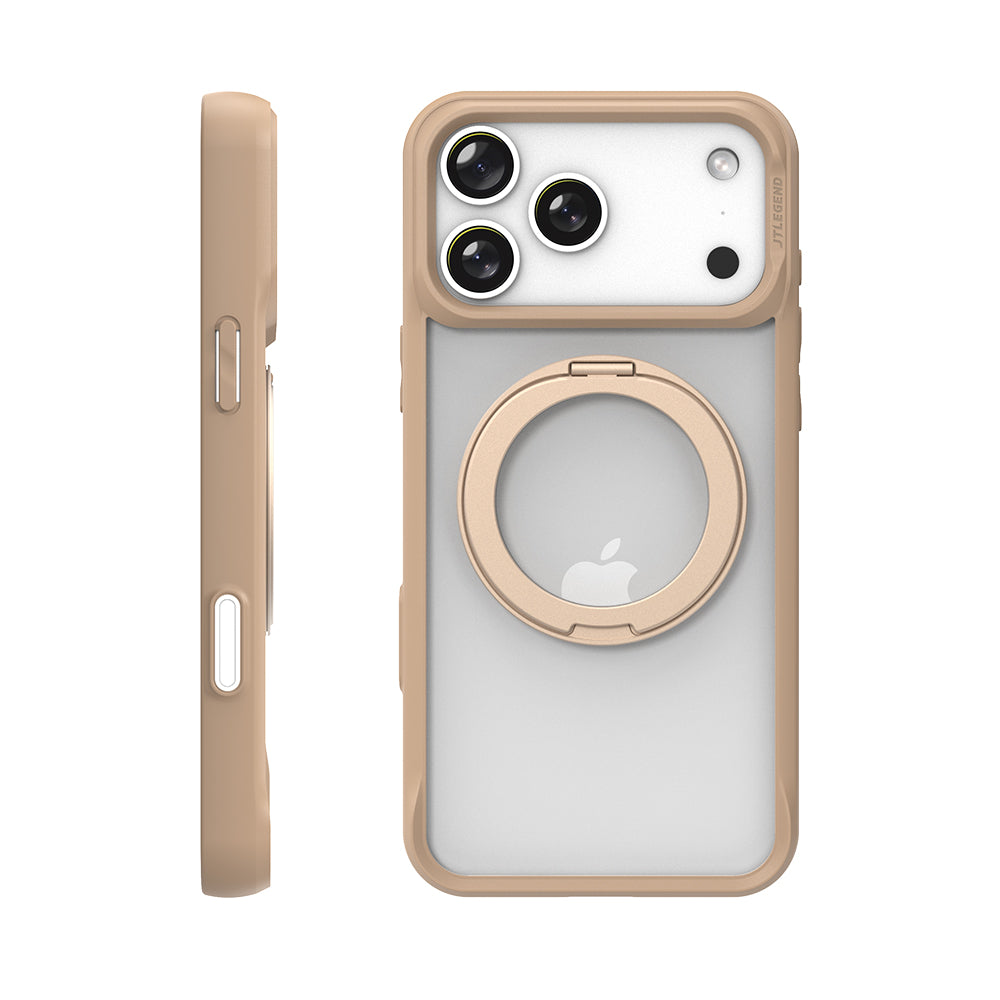 JTLEGEND iPhone 17 Pro Rex Mag Stand 終極防摔磁吸支架殼（按鍵版）