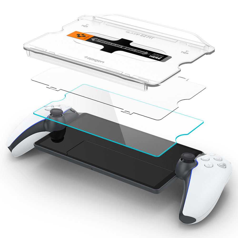 Spigen Sony PlayStation Portal Remote player Glas.tR EZ Fit (1P)-玻璃保護貼(含快貼板)