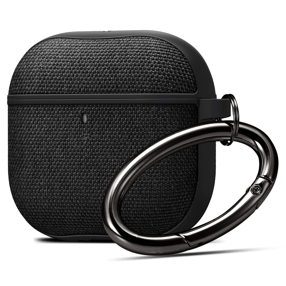 Spigen Airpods 4- Urban Fit 布紋保護殼 (黑/玫瑰金)