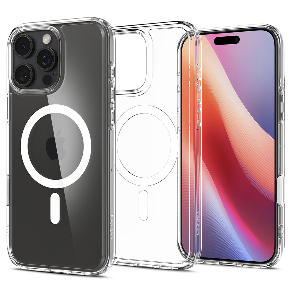 Spigen iPhone 16 Pro Max (6.9 吋) Ultra Hybrid T MagFit-磁吸防摔保護殼(白)