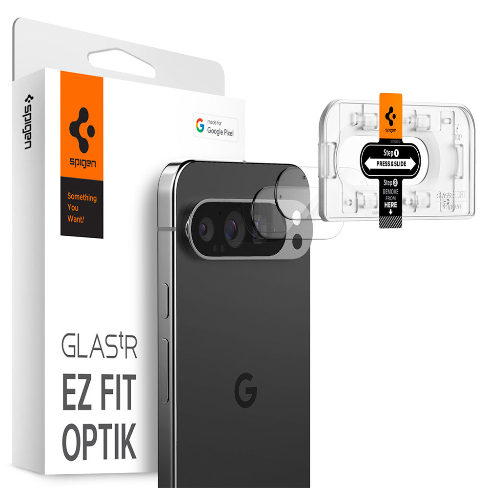 Spigen Google Pixel 9 Pro XL Glas.tR EZ Fit Optik (2P)-鏡頭保護貼(晶透 含快貼板:2入)