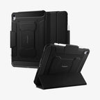 Spigen iPad 11" (2025) / 10.9" (2022) Rugged Armor Pro Black-軍規防摔保護殼