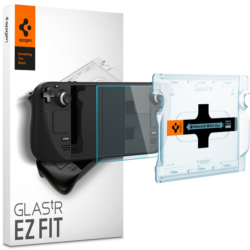 Spigen Steam Deck OLED(2023) / Steam Deck(2022) Glas.tR  EZ Fit-玻璃保護貼(含快貼板)