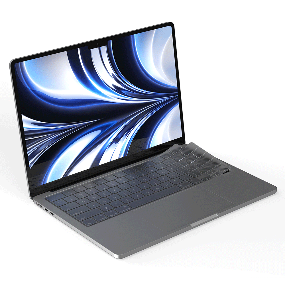 JTLEGEND MacBook Neo 13" Touch ID版, Air 13"/15" 2022~2026, Pro 14''/16'' 2021~2026 Pure Clear 鍵盤保護膜