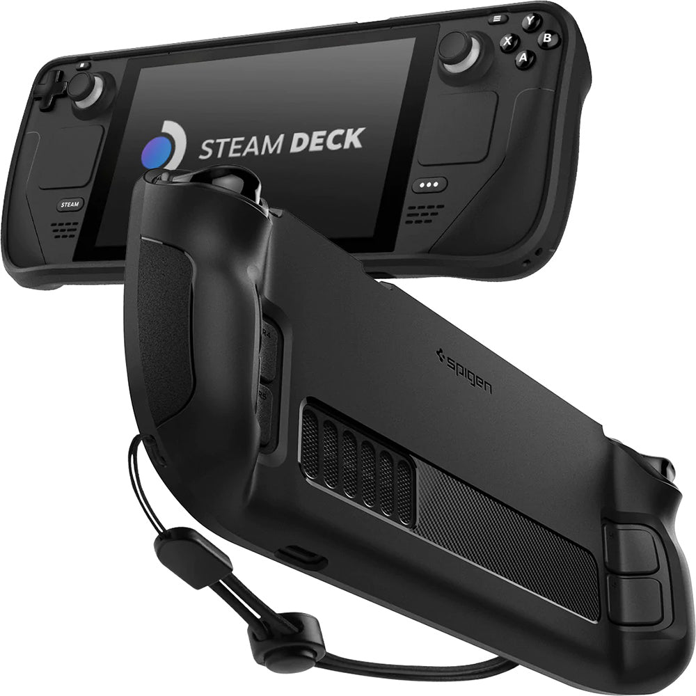 Spigen Steam Deck Rugged Armor 軍規防摔保護殼 (附掛繩)(2023/2022共用)