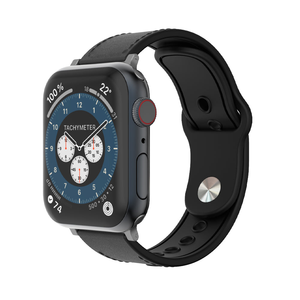 JTLEGEND Apple Watch series Sheer真皮防潑水錶帶