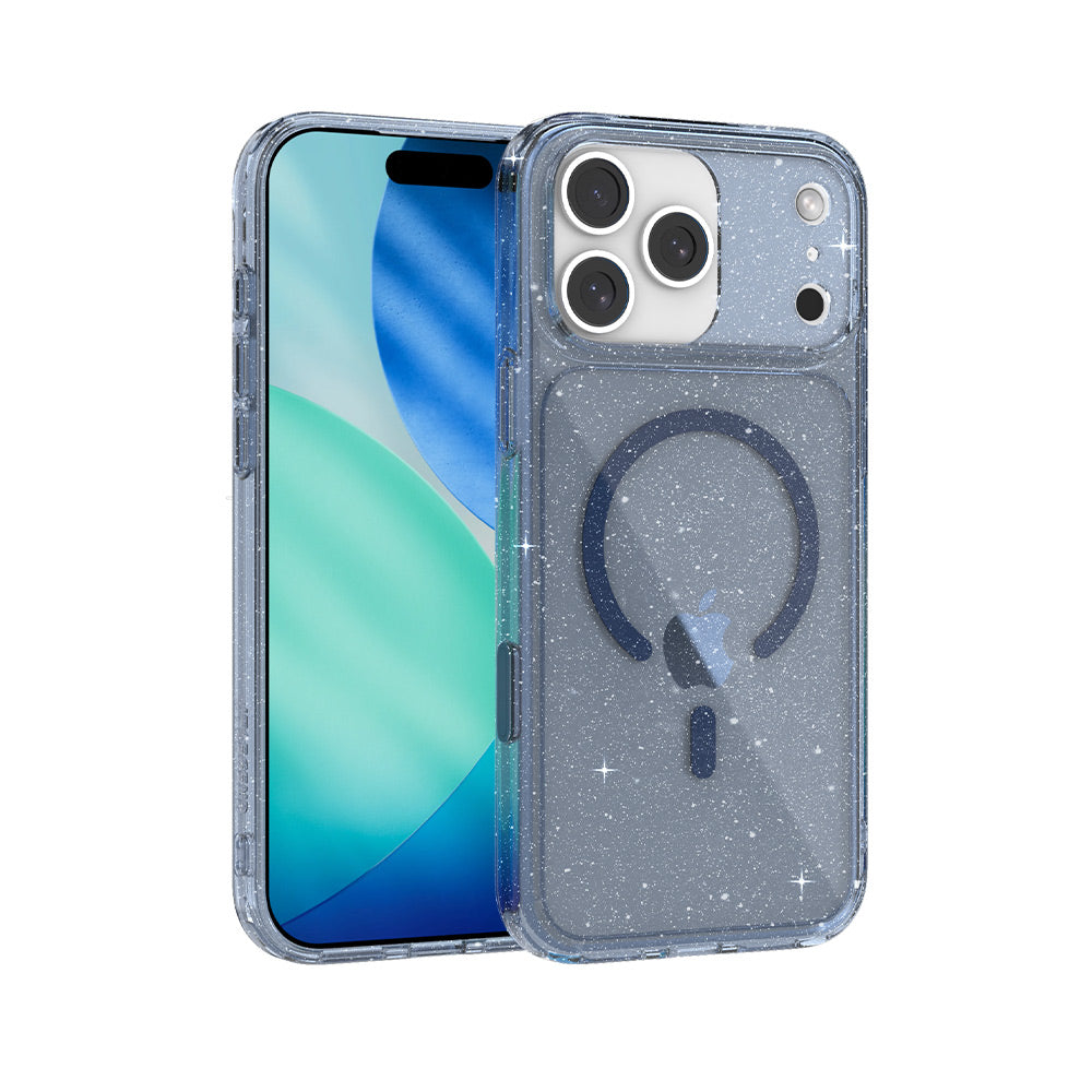 JTLEGEND iPhone 17 Pro Glitter Mag減震防摔磁吸保護殼（按鍵版）
