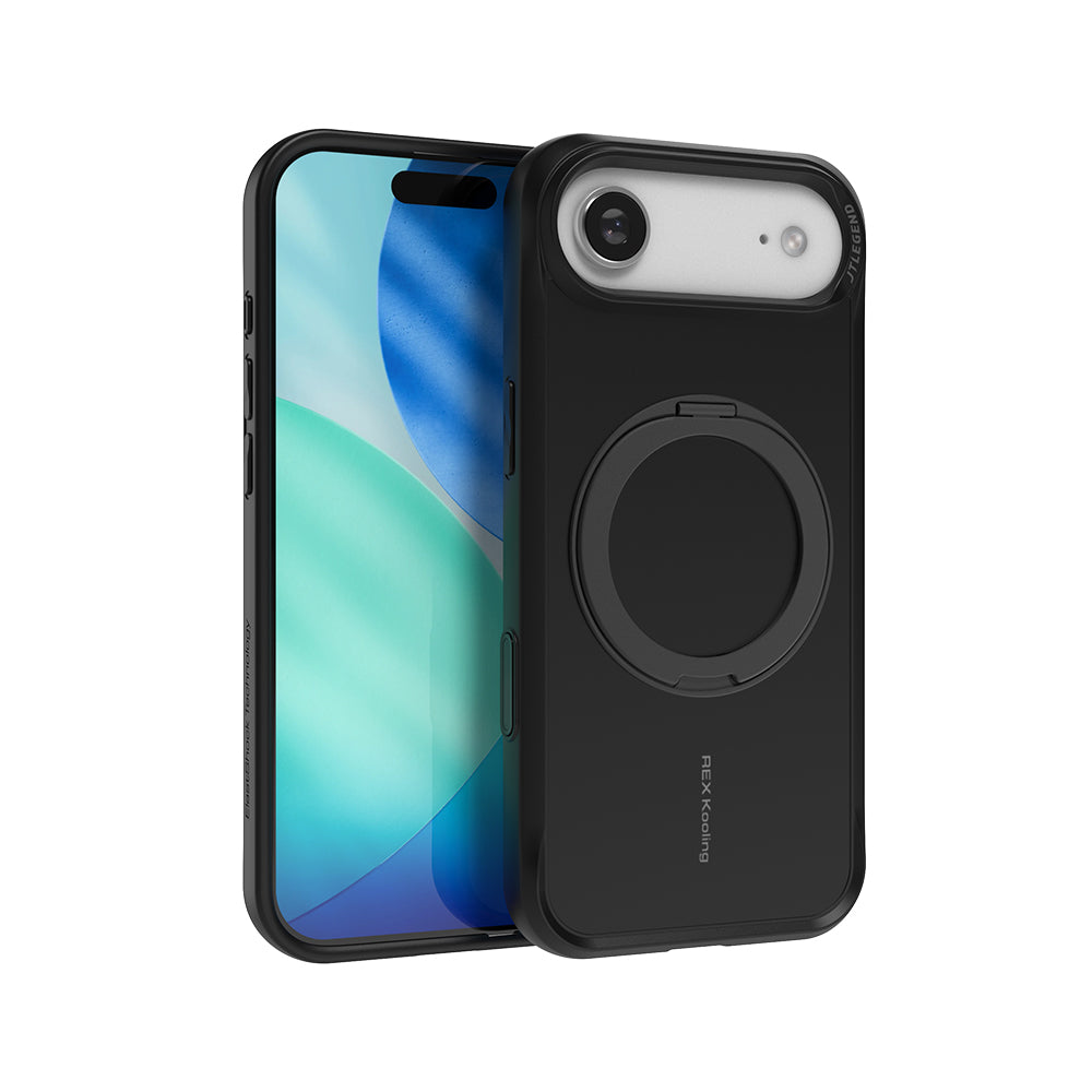 JTLEGEND iPhone Air Rex Kooling Mag Stand終極散熱防摔磁吸支架殼（按鍵版）