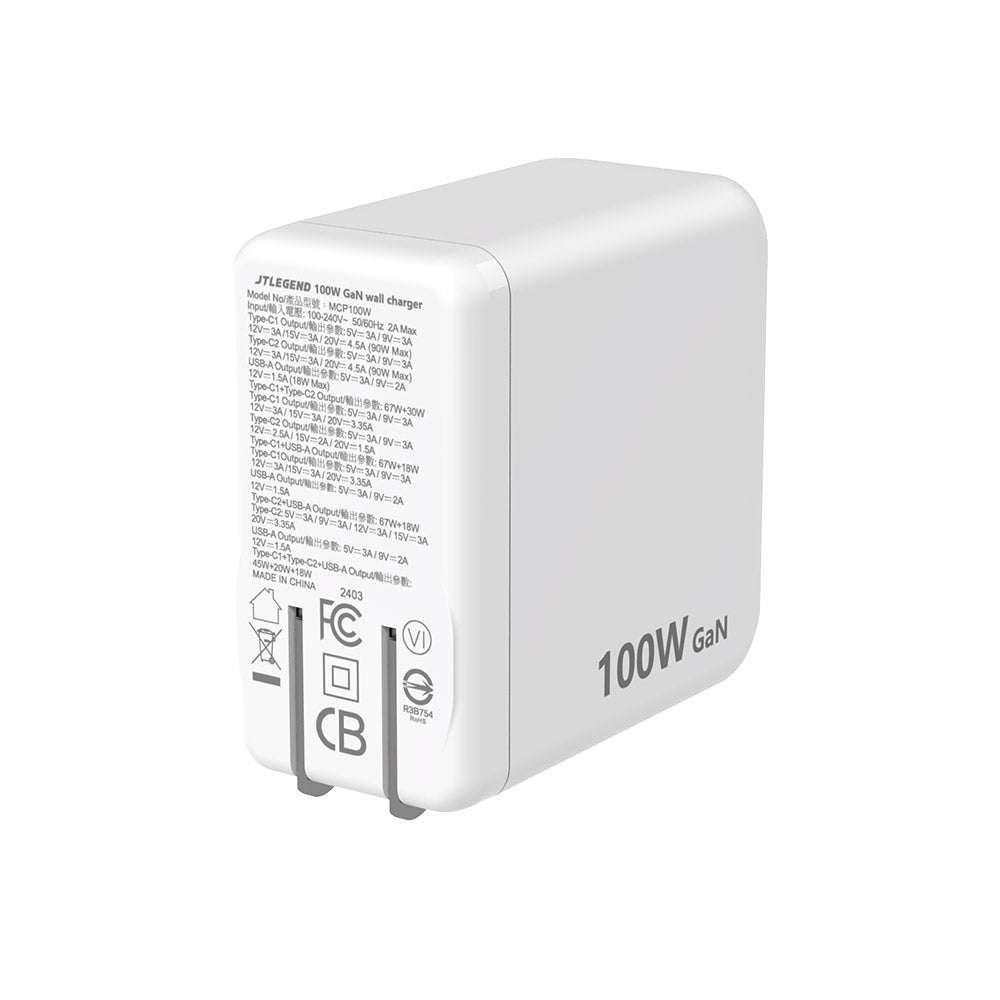 JTLEGEND MEGA CUBE 100W GaN氮化鎵快速充電座