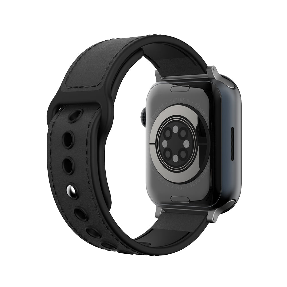 JTLEGEND Apple Watch series Sheer真皮防潑水錶帶