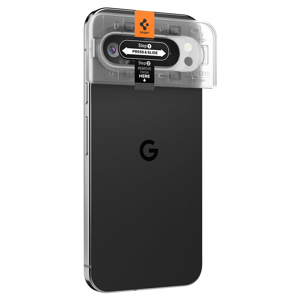 Spigen Google Pixel 9 Glas.tR Optik (2P)-鏡頭保護貼(晶透 含快貼板:2入)