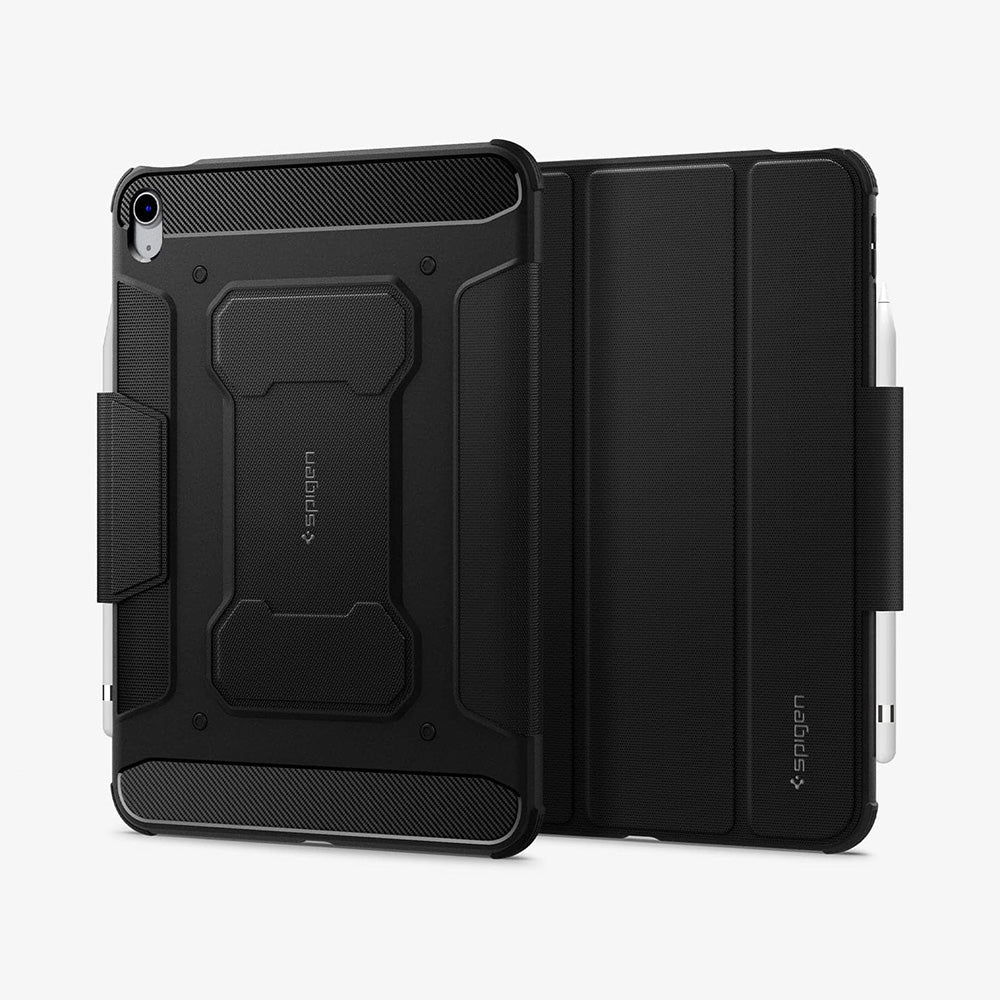 Spigen iPad 11" (2025) / 10.9" (2022) Rugged Armor Pro Black-軍規防摔保護殼
