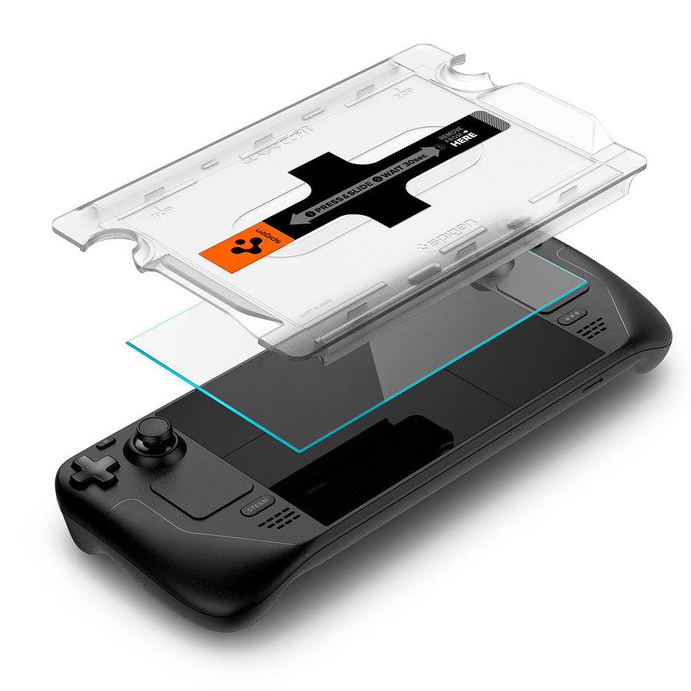 Spigen Steam Deck OLED(2023) / Steam Deck(2022) Glas.tR  EZ Fit-玻璃保護貼(含快貼板)
