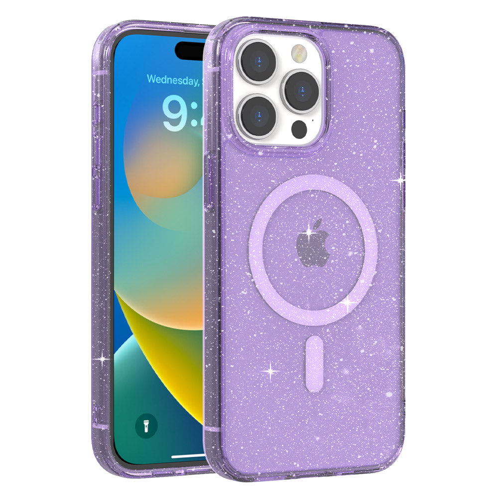 JTLEGEND iPhone 15 Pro Glitter Mag 雙料防摔殼