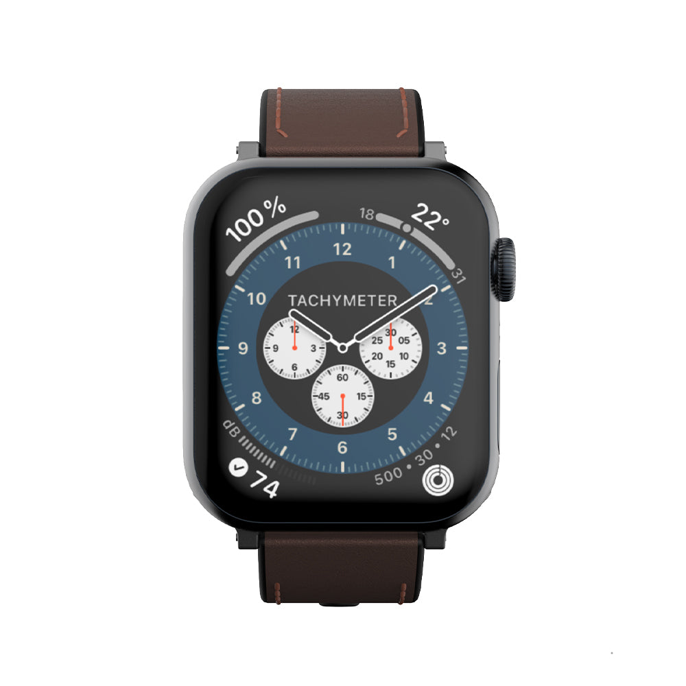 JTLEGEND Apple Watch series Sheer真皮防潑水錶帶