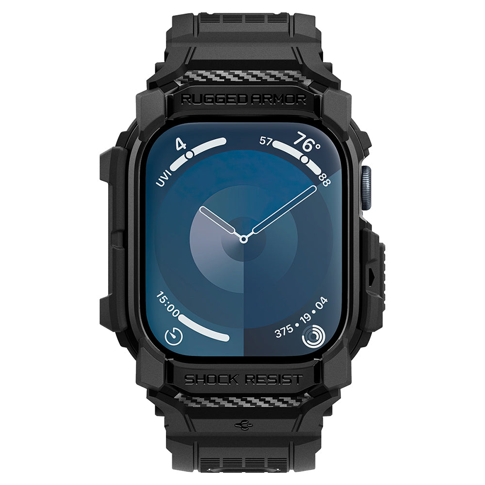 Spigen Apple Watch 11 / 10 (42mm) Rugged Armor Pro-防摔保護殼專業版(錶帶一體成型)