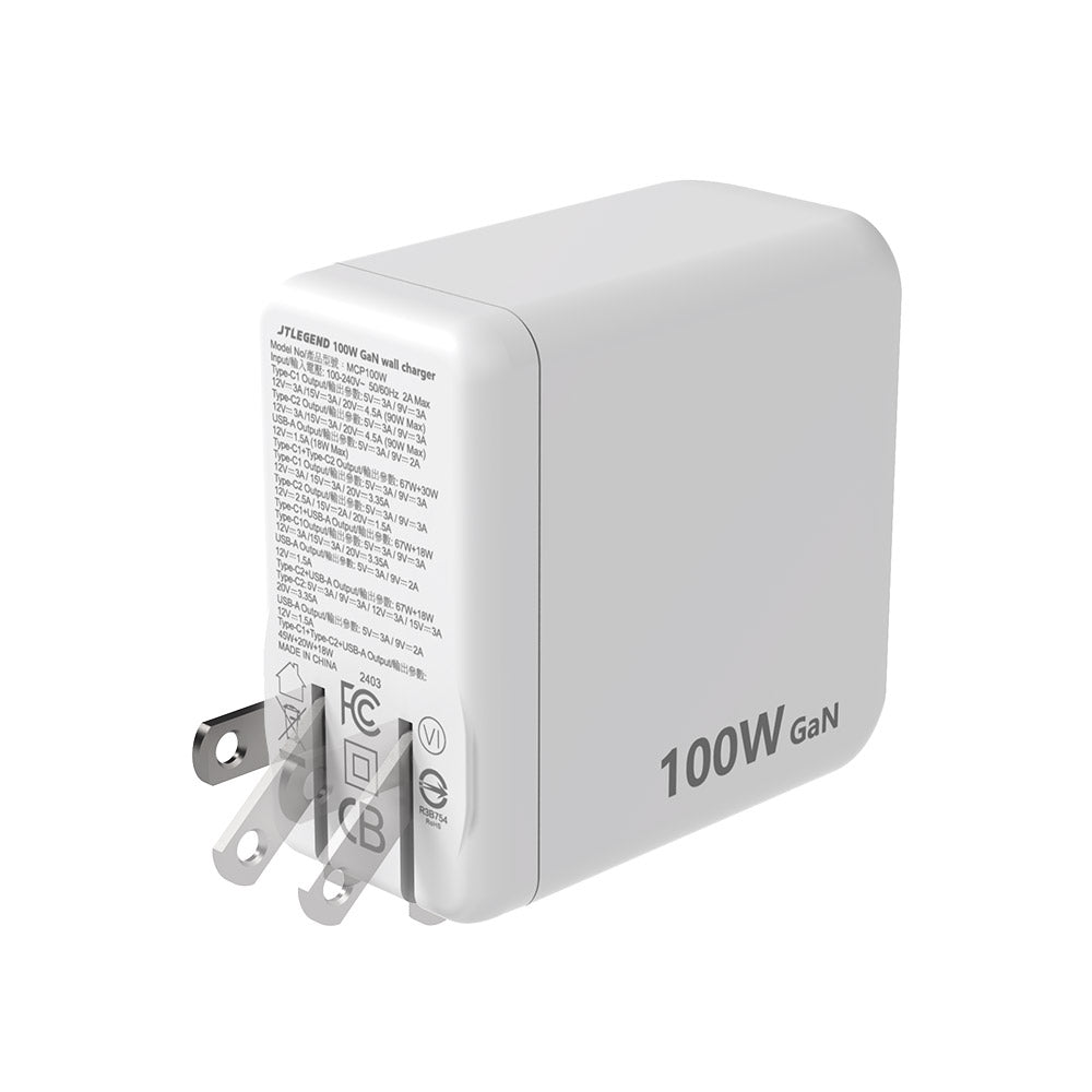 JTLEGEND MEGA CUBE 100W GaN氮化鎵快速充電座