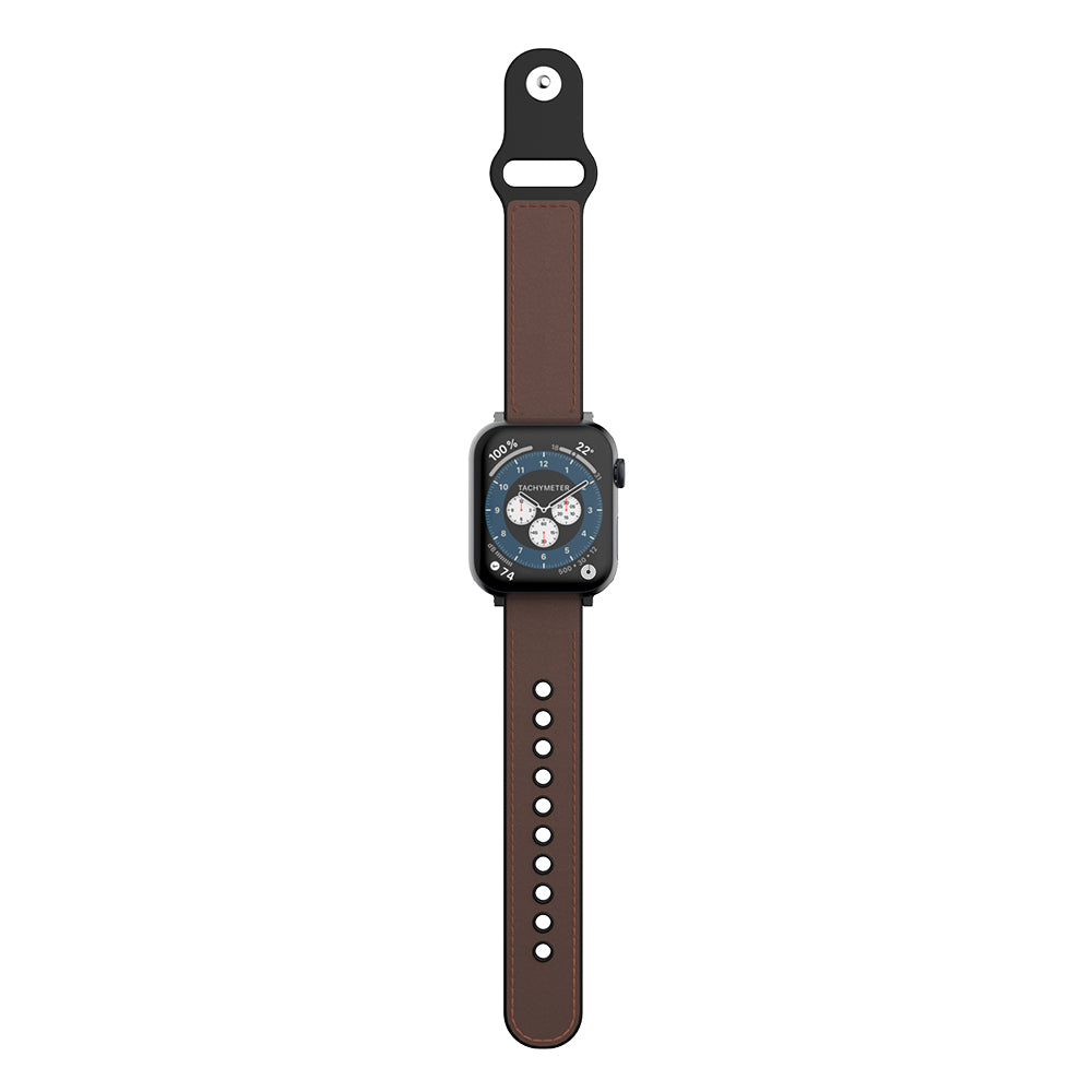 JTLEGEND Apple Watch series Sheer真皮防潑水錶帶