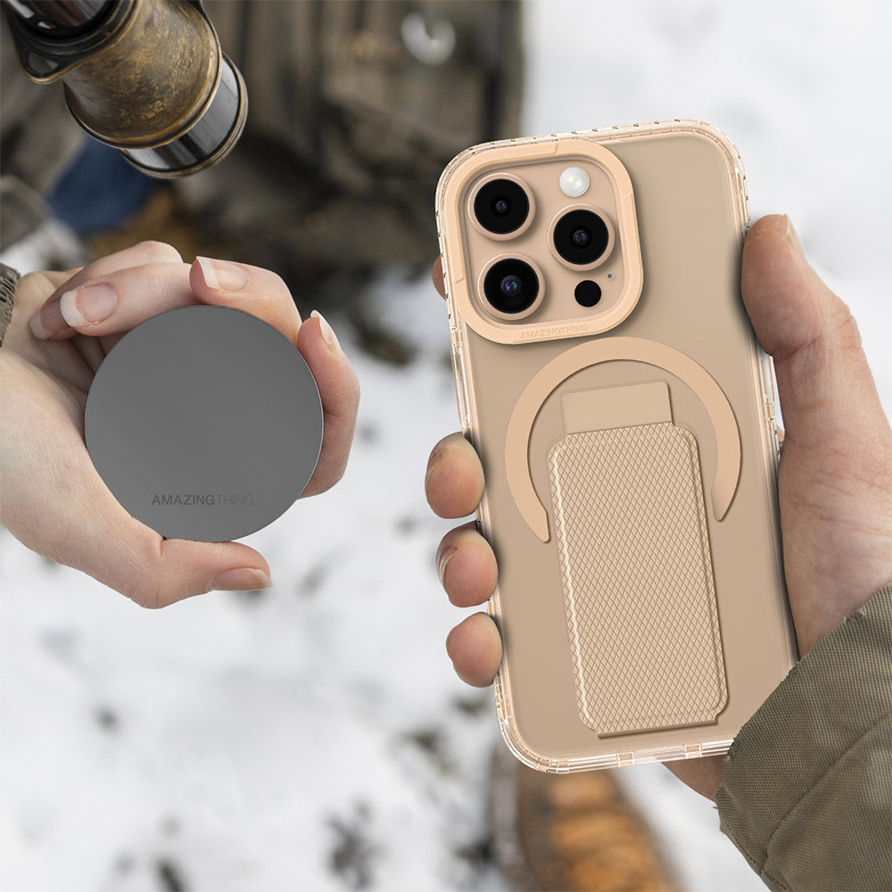 AMAZINGTHING iPhone 16 Pro Titan Pro Holder-磁吸支架防摔殼