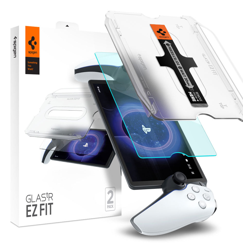 Spigen Sony PlayStation Portal Remote player Glas.tR EZ Fit (1P)-玻璃保護貼(含快貼板)