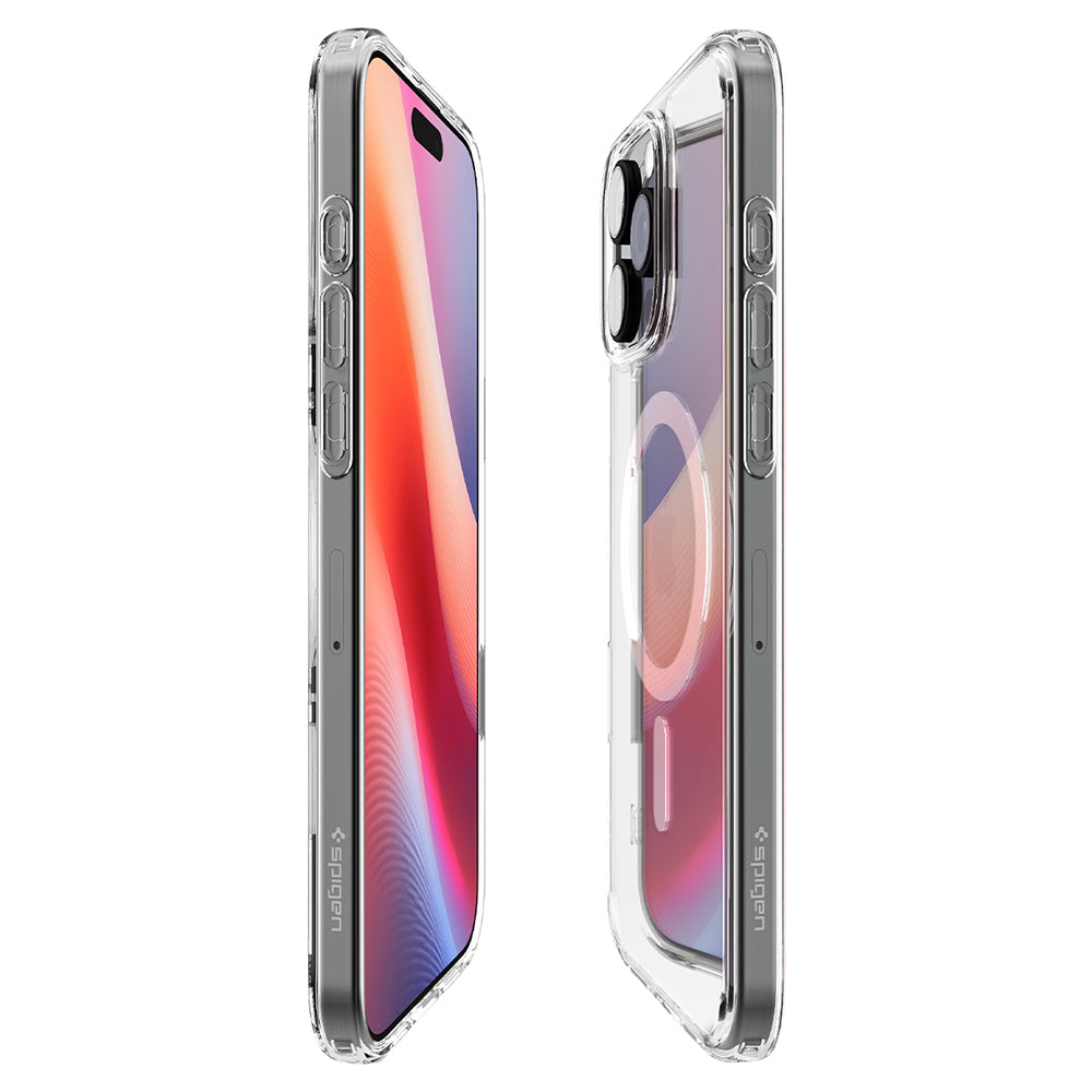 Spigen  iPhone 16 Pro (6.3 吋) Ultra Hybrid T MagFit-磁吸防摔保護殼(白)