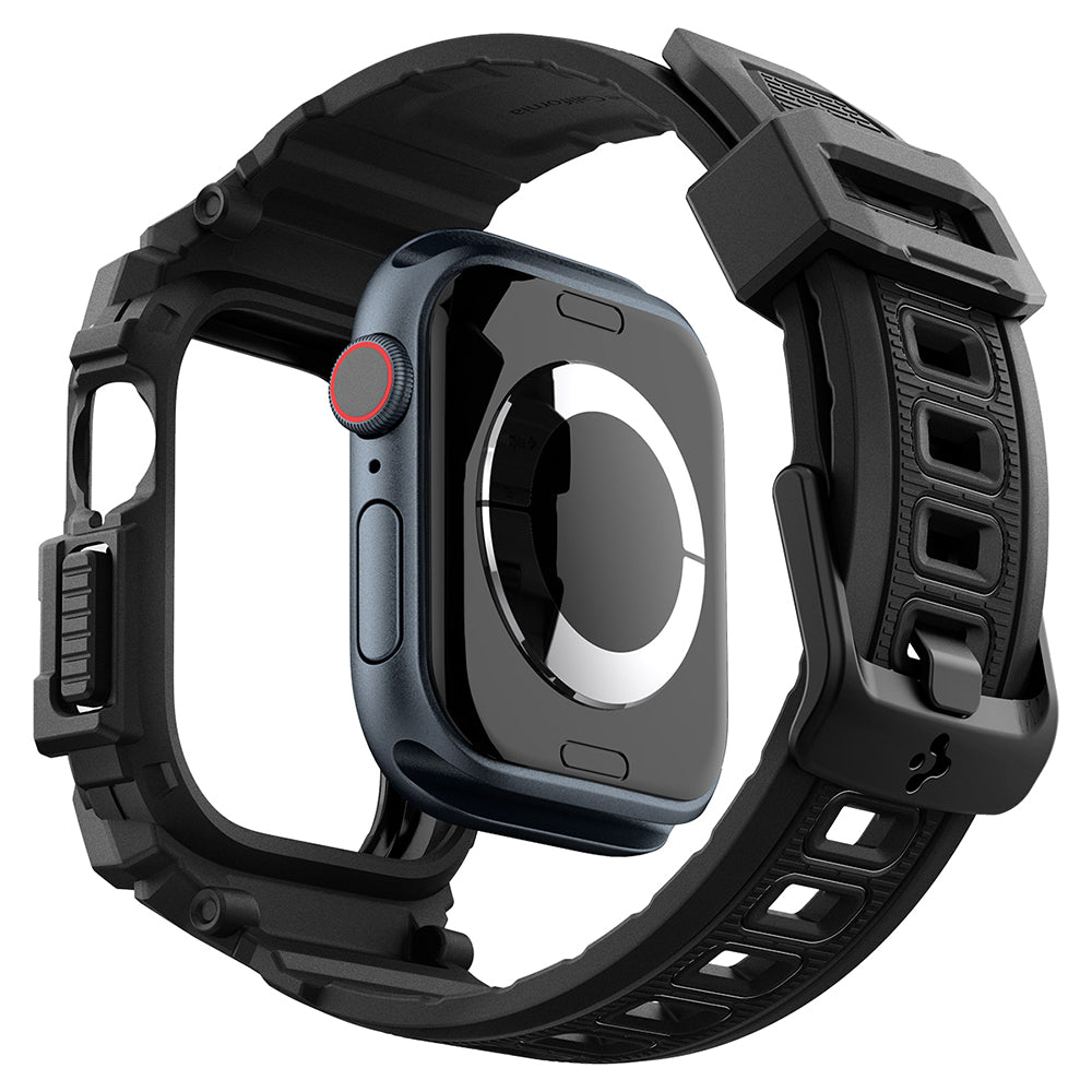 Spigen Apple Watch 11 / 10 (42mm) Rugged Armor Pro-防摔保護殼專業版(錶帶一體成型)