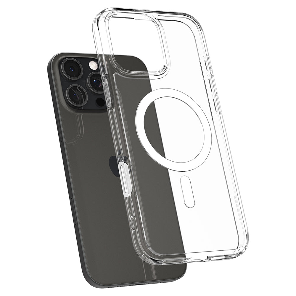 Spigen iPhone 16 Pro Max (6.9 吋) Ultra Hybrid T MagFit-磁吸防摔保護殼(白)