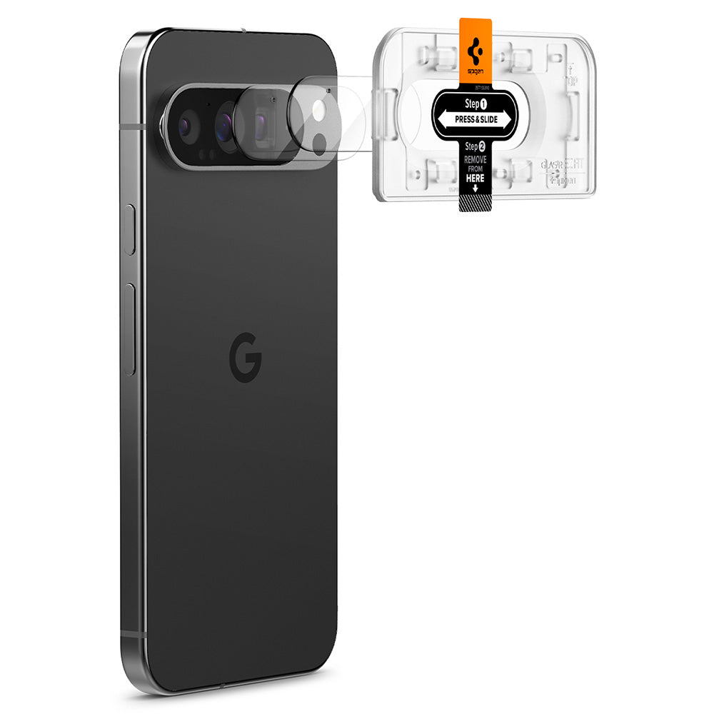 Spigen Google Pixel 9 Pro XL Glas.tR EZ Fit Optik (2P)-鏡頭保護貼(晶透 含快貼板:2入)