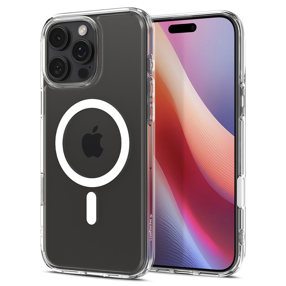 Spigen iPhone 16 Pro Max (6.9 吋) Ultra Hybrid T MagFit-磁吸防摔保護殼(白)